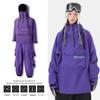 Unisex Windproof Waterproof Ski Suit – Warm, Loose-Fit, Plus Size Skiwear for Couples