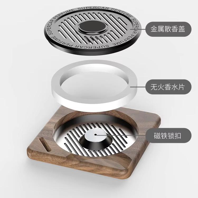 Custom Logo Car Paper Box Air Freshener Perfume Hanging Scents Air Freshener Case for Car Air Freshener
