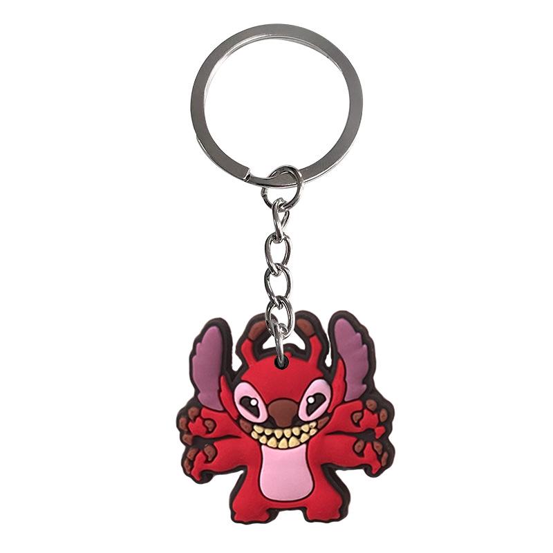 Stitch PVC Rubber Cartoon Keychain Pendant for Backpack