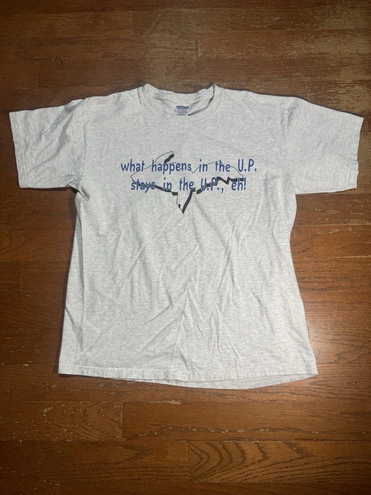 What Happens In The UP Stays In The UP EH! Graphic tee L