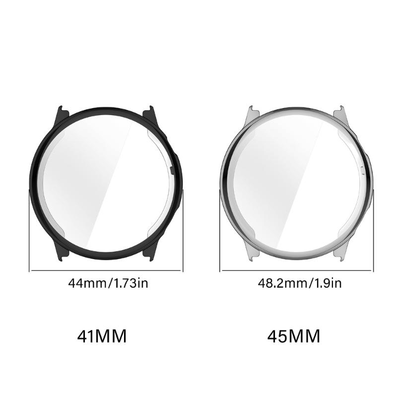 Soft TPU Case Shield Protector Easy Installation Fit for Smartwatch 41MM 45MM No Interference with Charging Port Button