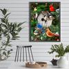 5D DIY Volledige Ronde Boor Diamant Schilderij Dieren Kit Huisdecoratie Kunst Ambacht