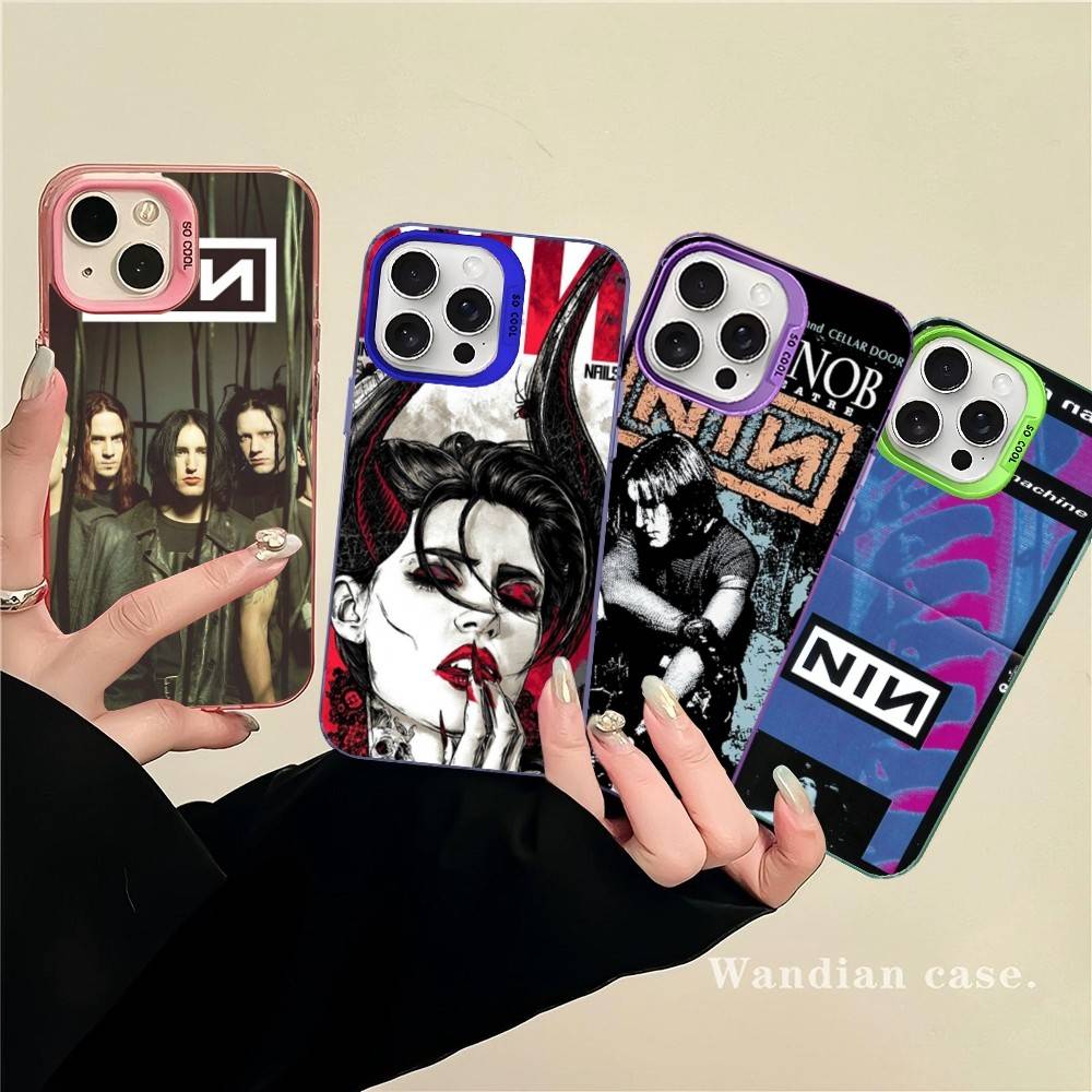 Industrial Rock Nine Inch Nails Band For IPhone 17 16 15 14 13 12 11 Pro Max Plus Matte Color Back Phone Cover