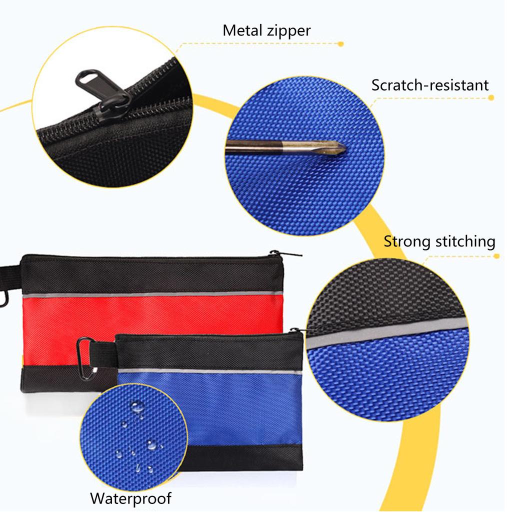 Multipurpose Tool Small Electrician Tool Storage Bag Tool Organizers Electricians Tool Pouches Wide Mouth Tool Carry Bag