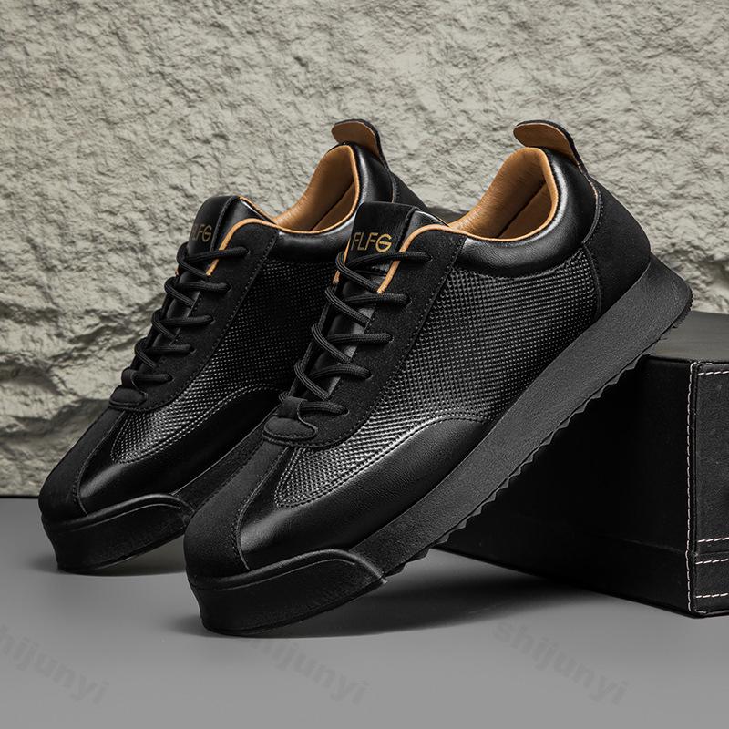 Fashion Men Shoes Sneakers Retro Casual Sneaker 2025 Spring Comfort Running Sneakers Man Leather Platform Fashion Shoes Zapatos Hombre