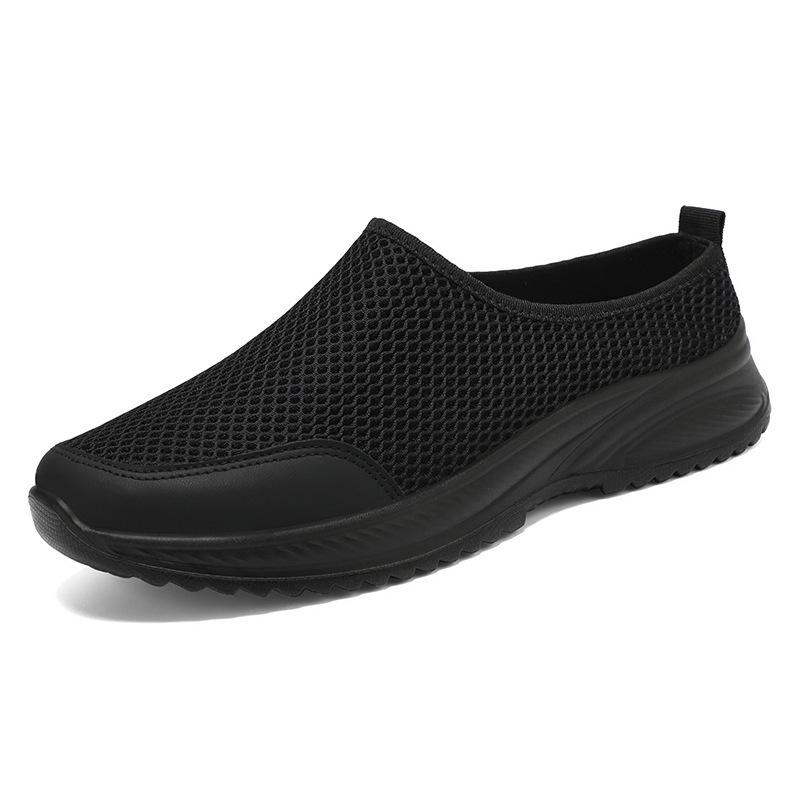 

Men s Summer Breathable Mesh Shoes Slip-on Mules Soft Sole Casual Walking Dad Shoes Lightweight Backless Sneakers New Fashion Outdoor Flats 39