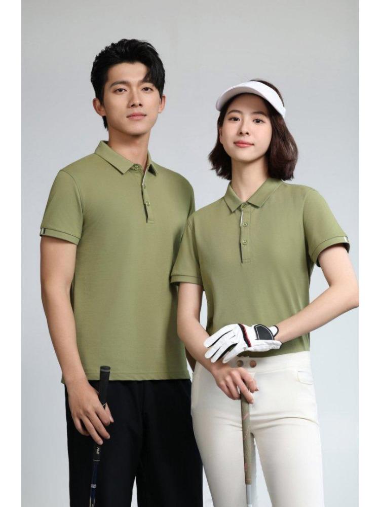 Tricou Culoare Solidă Vară Bărbați și Femei Guler Mânecă Scurtă YG-188