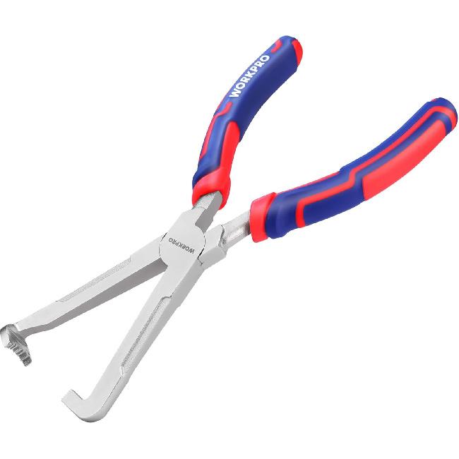 WORKPRO Electrical Disconnect Pliers, 8 Inch Automotive Electrical Connector Pliers With Ergonomic Handle, Fixion Tools Pliers, Automotive Plug
