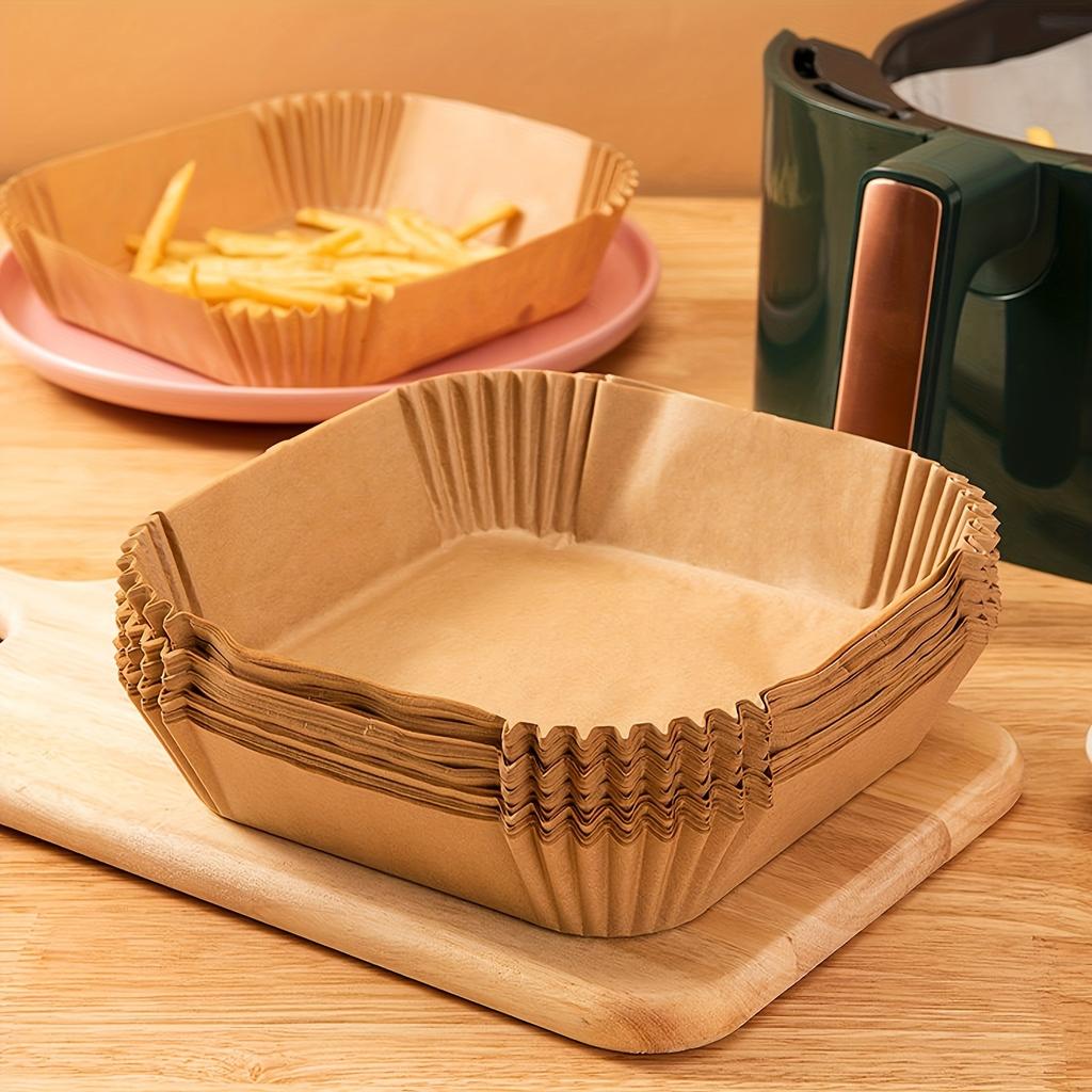 Air Fryer Paper Heat-Resistant Silicone Oil Baking Pads for Non-Stick Cooking
