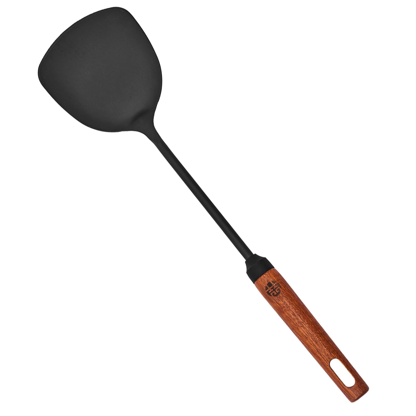 Wang Yuanji Chinese Spatula, Wok Spatula, Cooking Utensil with Natural Wood Handle, Easy to Grip, Easy to Clean, Kitchen Tool, Household Tool, Wok Tur