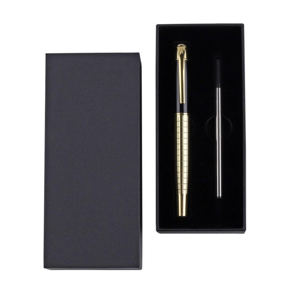 Hot-selling Business Luxury Metal Ballpoint Pen with logo Gel Pen Set Custom Pen Business Gift Set Suitable for Corporate Gifts золотой