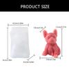 Animal Dog Shaped Candle Silicone Molds for Candle Soap Table Ornaments Gypsum Decorations, Epoxy Resin Silicone Molds