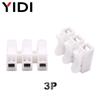 30/50/100pcs CH2 CH3 Mini Electrical Cable Press Fit Connectors 2P 3P Spring Quick Splice Lock Wire Connection Terminal Block