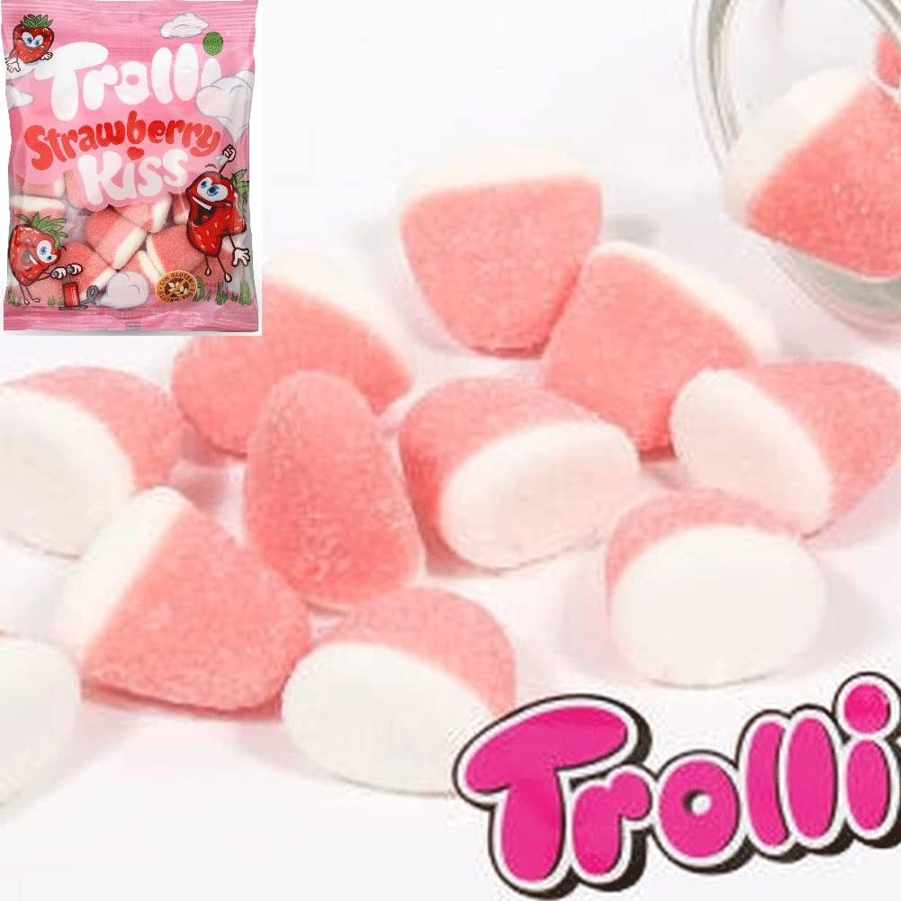 Trolley Strawberry Kiss Gummy 100g x 3 Bags