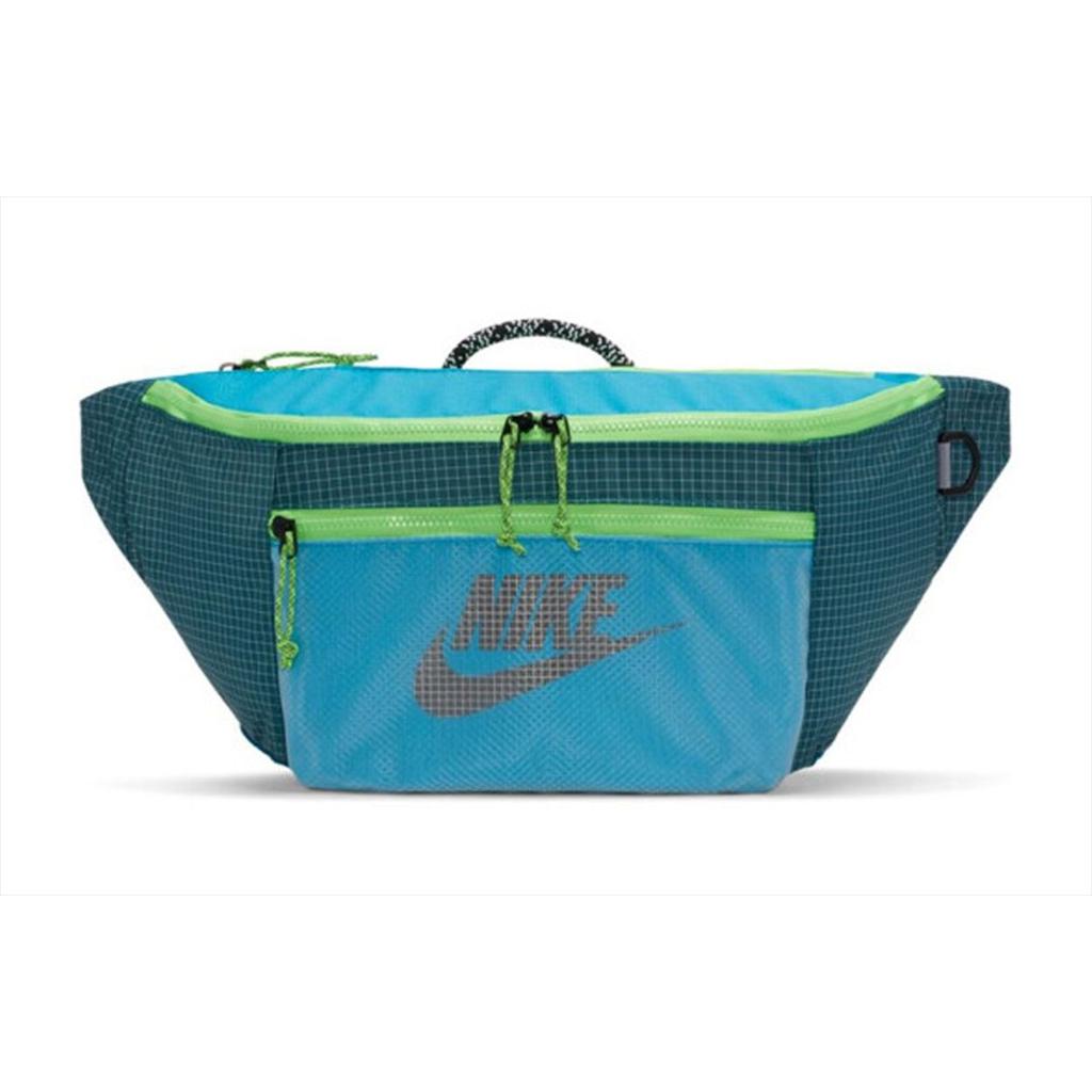 Nike Plaid Print Polyester Crossbody Waist Bag Unisex bags Blue CV1411-446
