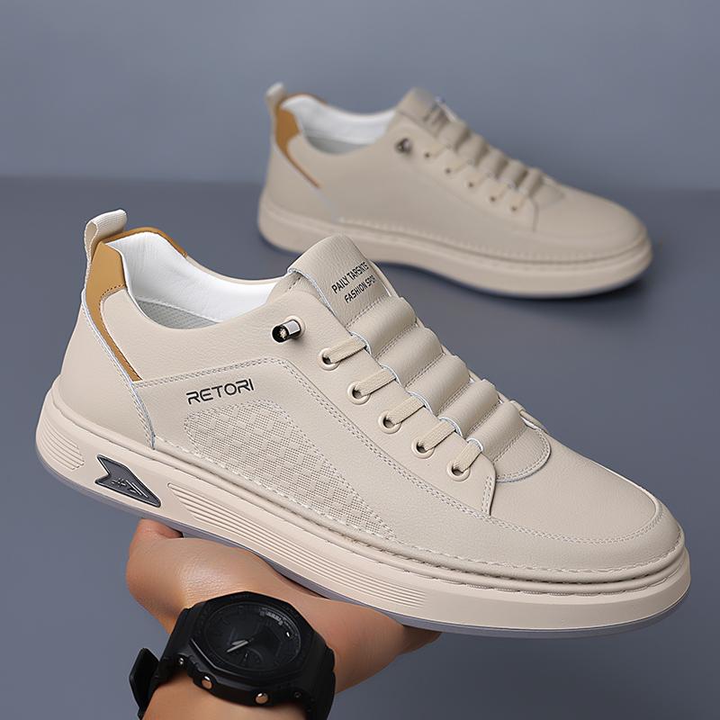 Fashion Fashion White Casual Shoes High Quality Lightweight Breathable Flats Men's Sneakers Versatile Comfy Walk Shoes Tennis Masculino