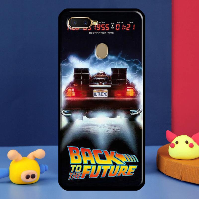 Back To The Future Time Machine Case For Oppo A91 A5 A9 A16 A76 A96 A58 A78 A98 A52 A72 A74 A94 A54 S A57 A77 A15 A17 Cover