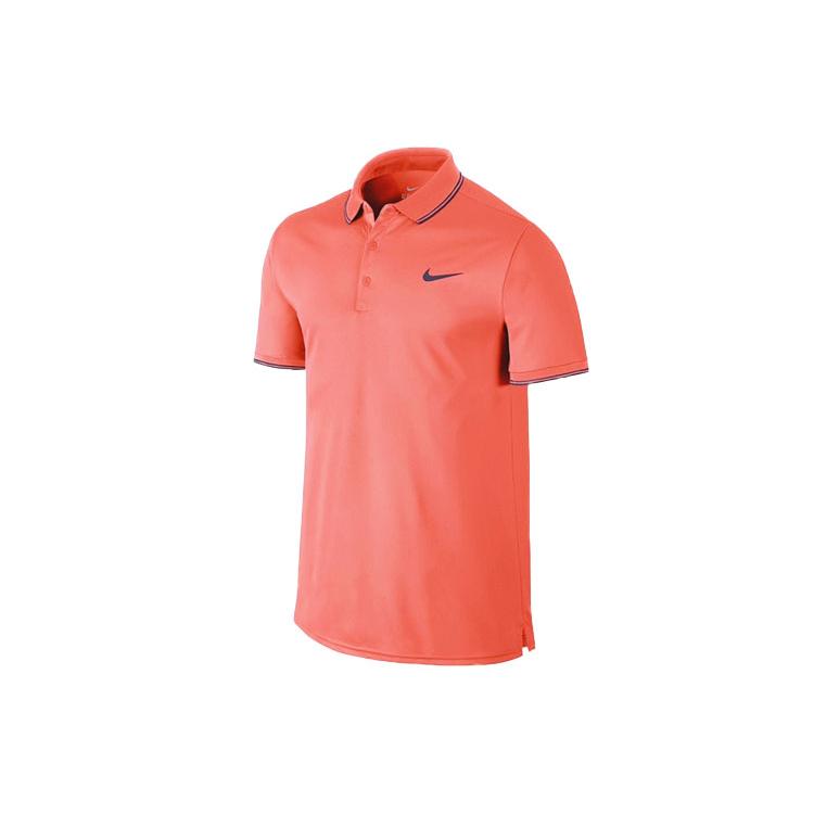 New Nike Polo Shirts Men's Orange 644777-890