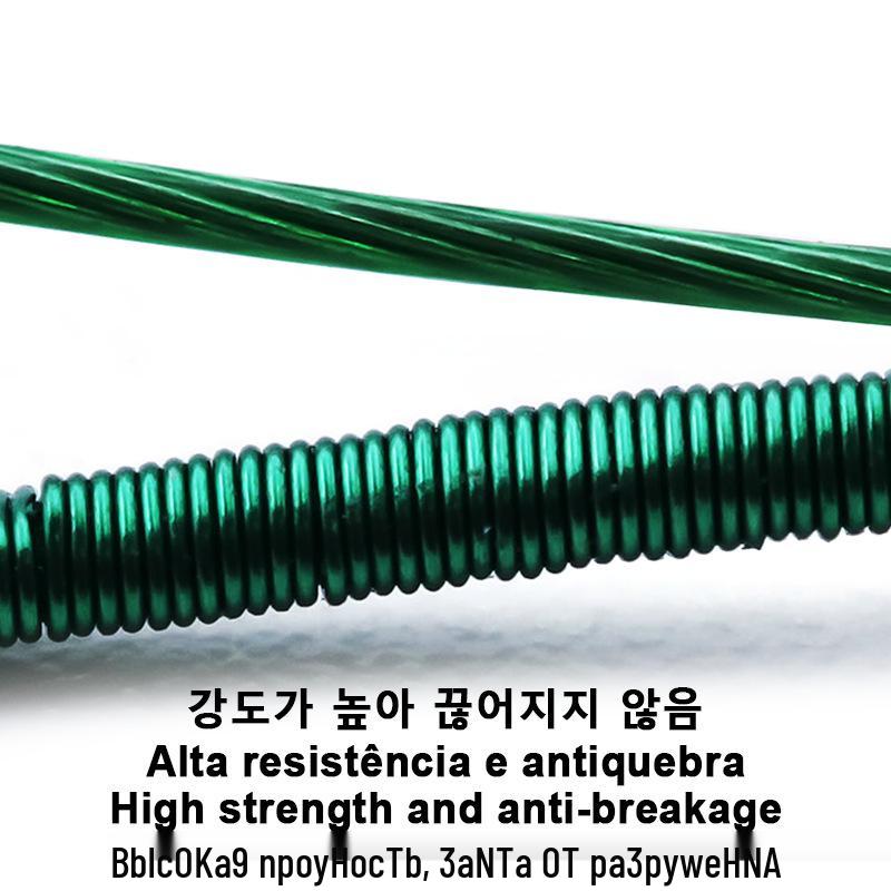 Beißfestes Stahlvorfach mit B-Typ Wirbel für Meeresangelzubehör