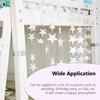 1PC 7cm/2.76inch Shining Star Paper Drop Garland Banner Gold Silver Bunting Banner For Shower Room Wedding Hanging Decoration
