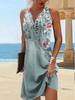 Abito Gilet Slim con Stampa Moda Donna 2023
