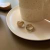 Trendy Delicate And Open Adjustable Ring With Vintage Meteorite Texture Perfect For Fashion Forward Women