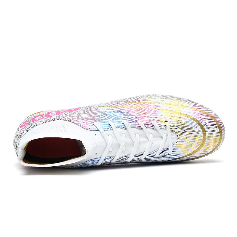 35-45 Shock-absorbing Non-slip Breathable High-top Spiked Football Shoes Sports Children's Shoes Adult Shoes