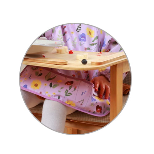 Garden 6M+ Long Sleeve Bib, Babyono