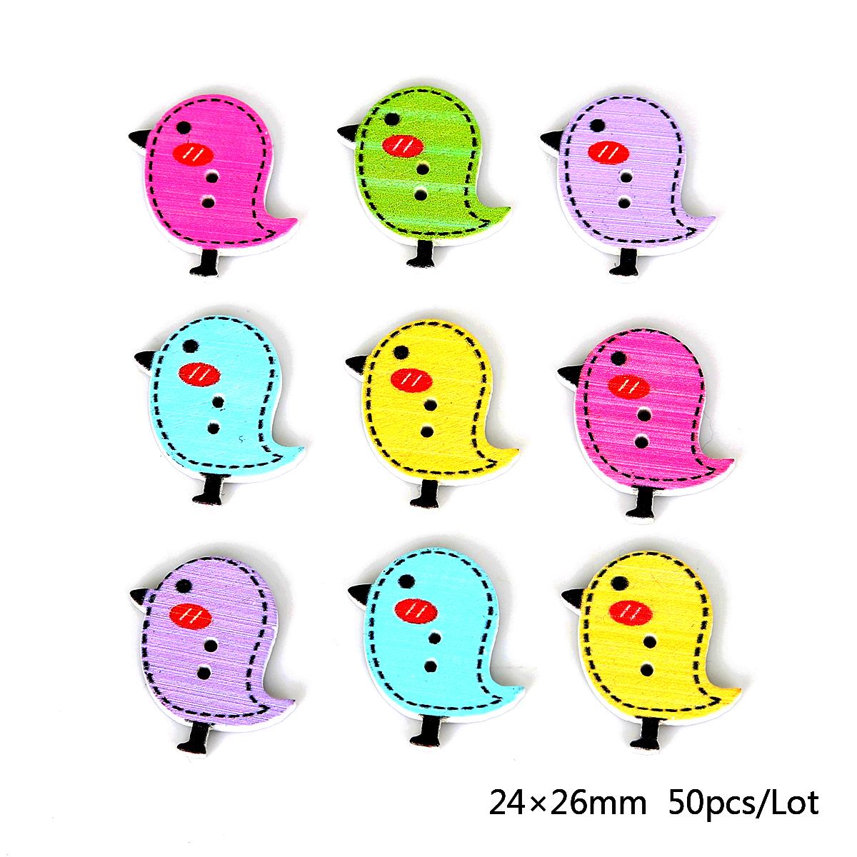 

50 шт. разноцветные деревянные пуговицы, пуговицы для шитья в виде бабочек, декоративные пуговицы, поделки для скрапбукинга, аксессуары для одежды своими руками