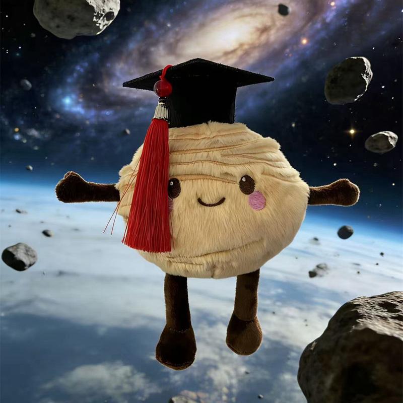 Cartoon Ph.D. Planet Plush Toy Peluche Stuffed Earth Mars Saturn Venus Solar System Soft Creative Doll Kids Birthday Gift
