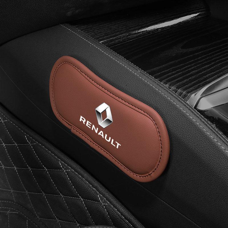 1 Pièce Coussin de Voiture en Cuir Coussin de Genouillère de Voiture Coussin de Jambe en Mousse à Mémoire de Forme Élastique Pour Renault Dacia Série Reynolds Koleos Kadjar Captur