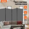 VEVOR Room Divider, 4 Panels Room Divider, Folding Privacy Screen and Portable Partition Divider for Room Separation