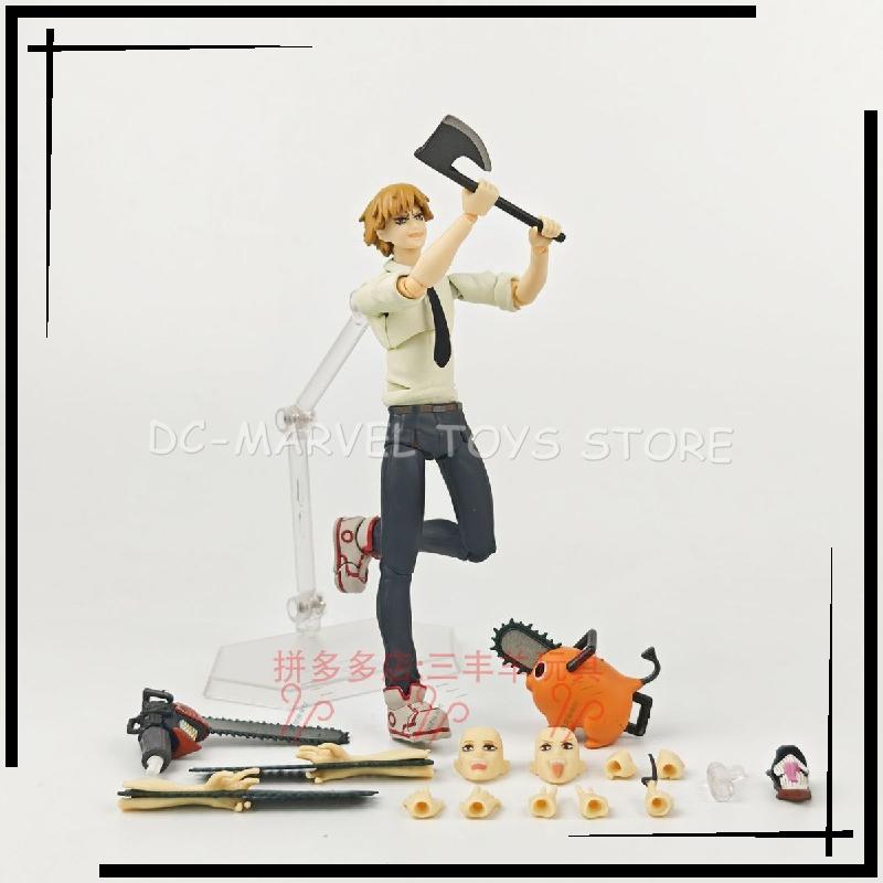 Figma 586 Chainsaw Man Anime Action Figures SHF Denji Katana Man Action Figure Anime Action Figures Toys