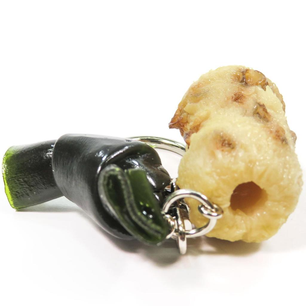 Food replica keychain Edible Oden B and 191OK - (Kelp Chikuwa)