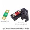 ANS-H Small Fuse Holder ANS-8 20A 50A 70A 80A 100A 150A 175A 200A Safety Plate Base Car Carrier Fuse Box Bolt Type car audio Fuse Holders1