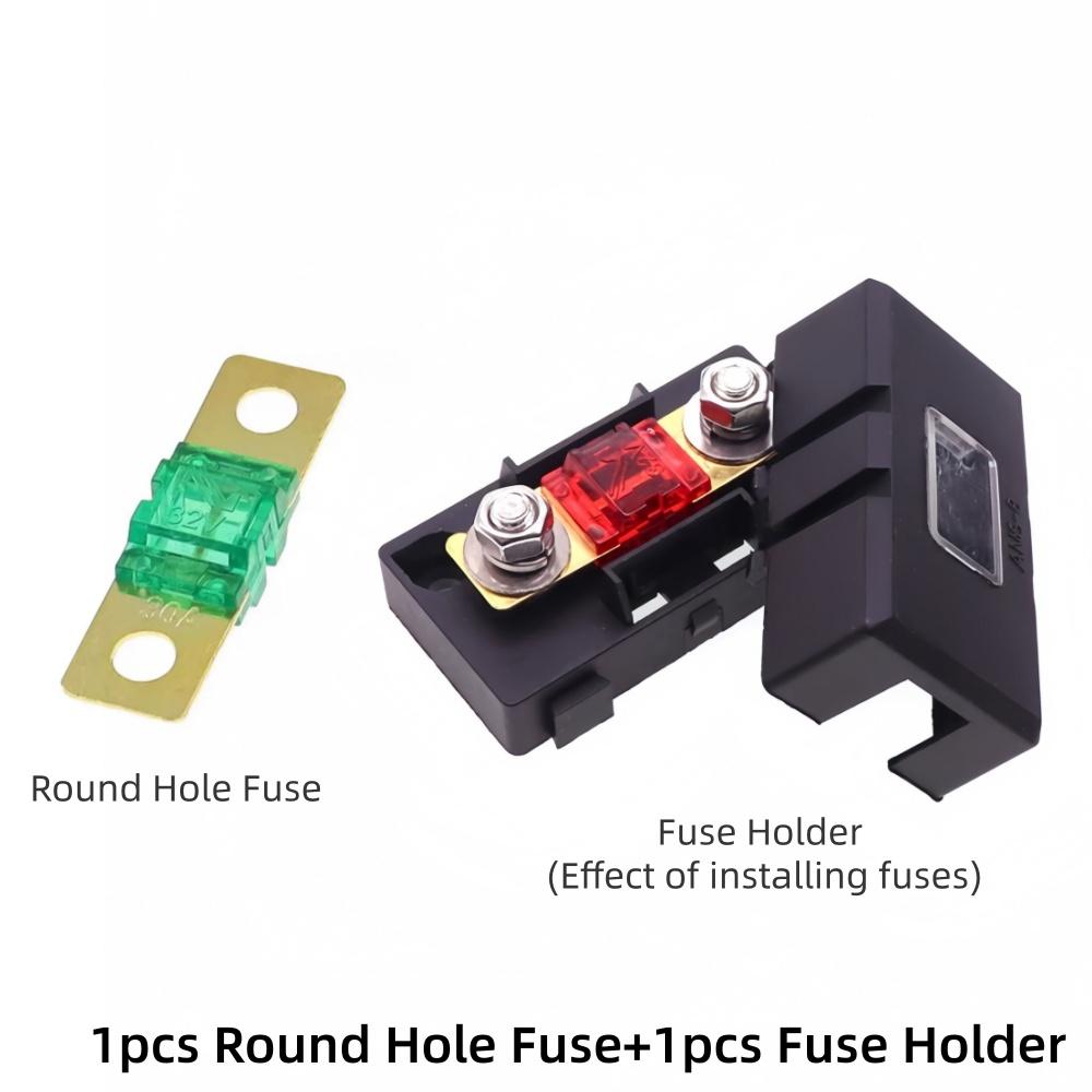 ANS-H Small Fuse Holder ANS-8 20A 50A 70A 80A 100A 150A 175A 200A Safety Plate Base Car Carrier Fuse Box Bolt Type car audio Fuse Holders1
