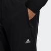 Adidas Slim Fit Joggers with Elastic Waist and Drawstring Men Bottoms Black H13798