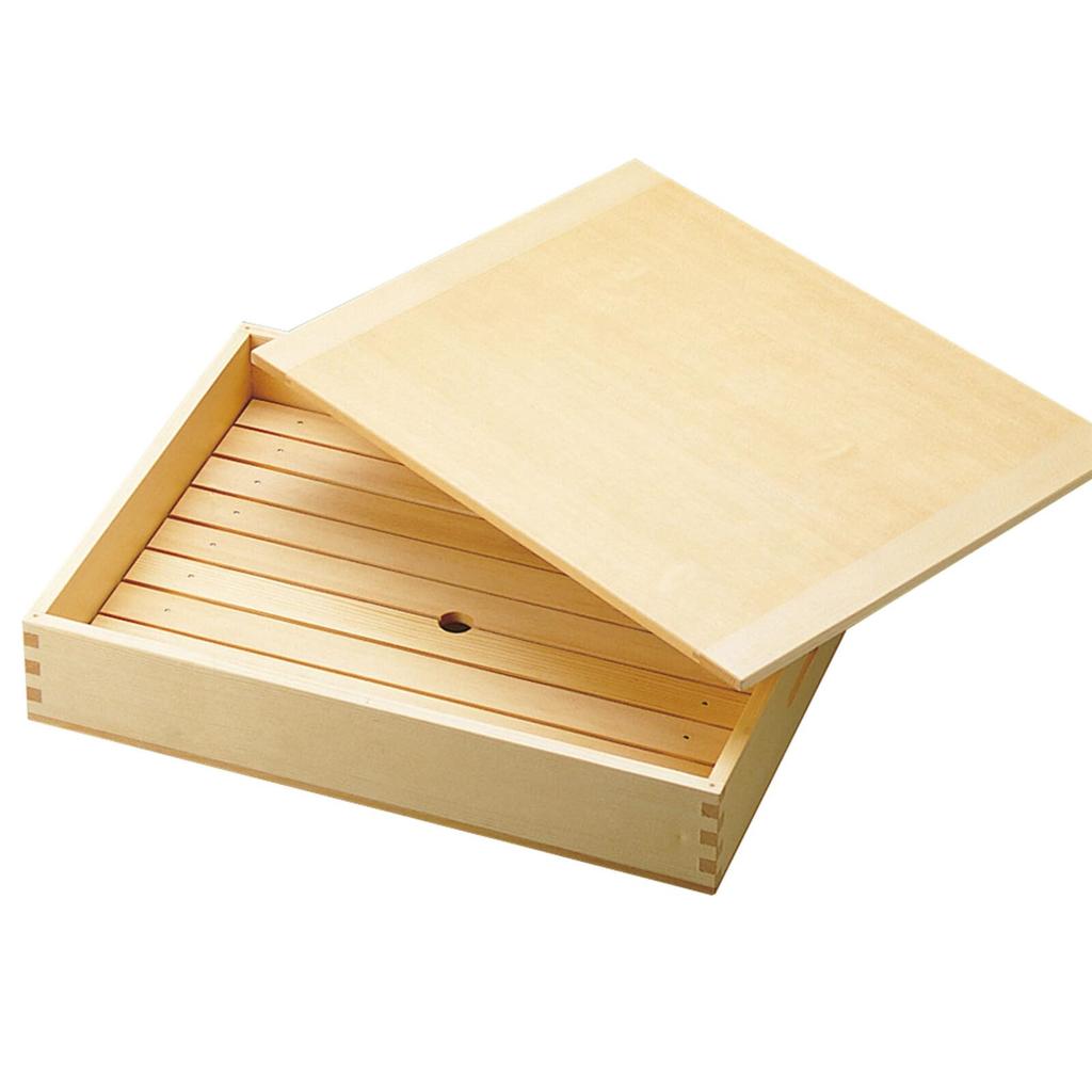 Storage Container for Wooden x 29 x cm Made in Japan J-kitchens Sushi, Sashimi, etc. 37.5 H7.7