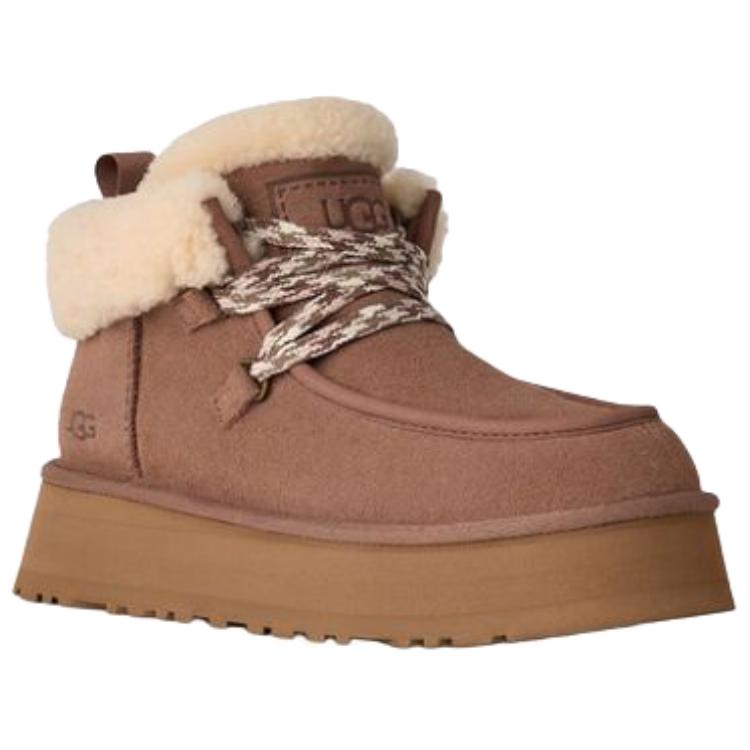 UGG Ovčí kůže Teplé Všestranné Pohodlné Sněhule Dámské boty Hnědé 1143954-RYK