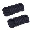 2PCS Boat Dock Lines High Strength Multifunctional Double   Nylon Boat Rope for Small Sailboats Floating Bridges Speedboats