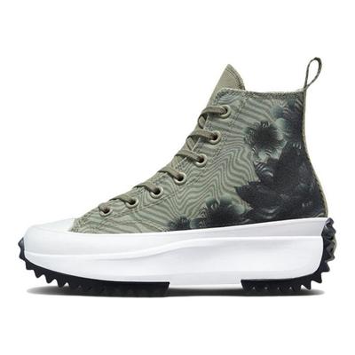 Run Star Hike Platform Casual Abrasion Resistant High Top Espadrilles Unisex Green