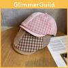 Retro Style Cotton Tilled Cap For Ladies With Sun Protection And Wind Resistance