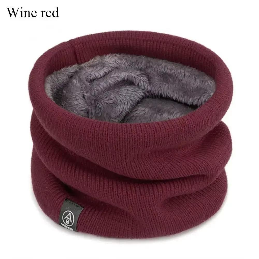 Cold-proof Collar Neck Warmer Soft Knitted Neck Scarves Skating Running Hiking Scarves  Winter