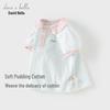 DaveBella Girls Striped Cotton Short-Sleeve Polo Shirt