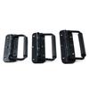 Black Spring Loading Cupboard Handles Foldable Iron Hardware Space Saving Solution Smooth Grip 6pcs for Kitchen Bathroom