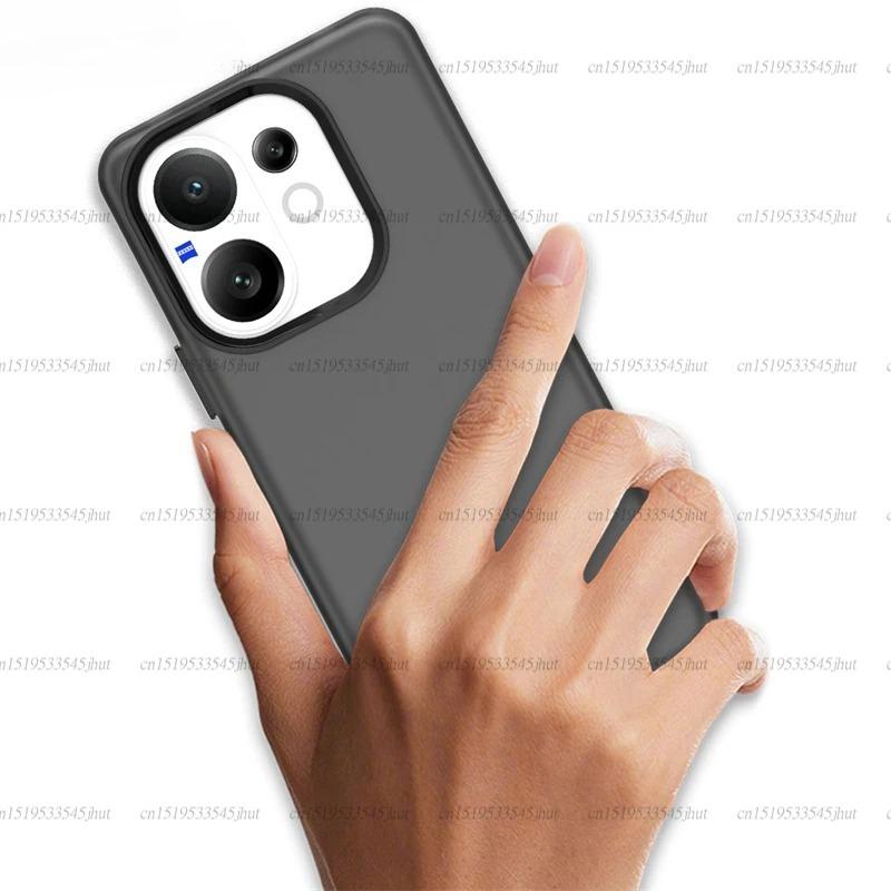 Anti-Drop Candy Color Case For Vivo T4 Pro Shockproof Matte PC Transparent Back Case For Vivo T4 Pro Cover For Vivo T4 Pro Case