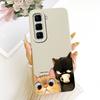 For Infinix Hot 50 Pro Plus 4G Case X6880 Cool Owl Dragon Painted Cover Soft TPU Phone Case For Infinix Hot 50 Hot50 Pro 4G Bags