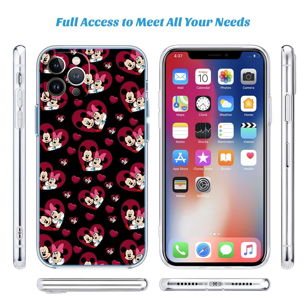 CJ77 Mickey Minnie Mouse Case for Motorola Moto G10 G20 G30 G31 G32 G34 G35 G41 G42 G50 G51 G52 G55 G60 G60S G62 G71 G72 G75
