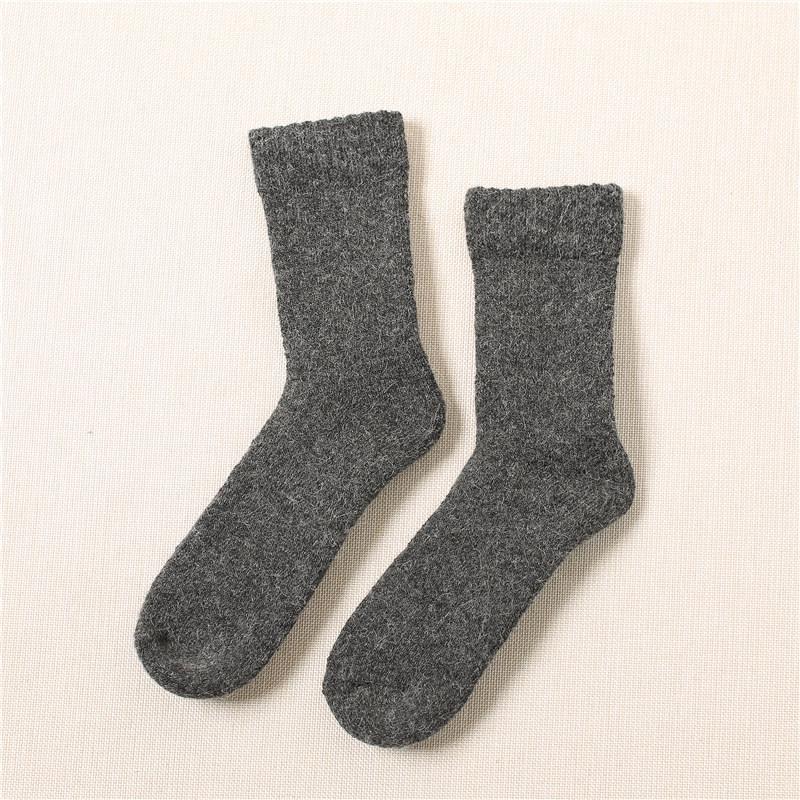 Superdicke Wollmischung Socken für Damen und Herren, mittellang - Gemütlich und warm für Herbst und Winter