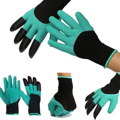Hot Garden Genie Handschuhe zum Graben und Pflanzen mit 4 ABS-Kunststoff-Krallen für die Gartenarbeit